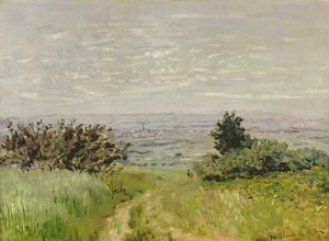 風景、アルジャントゥイユ（サノワの丘）の全景、1872年